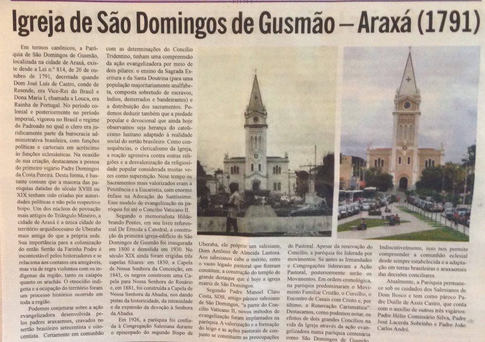 igreja matriz araxá